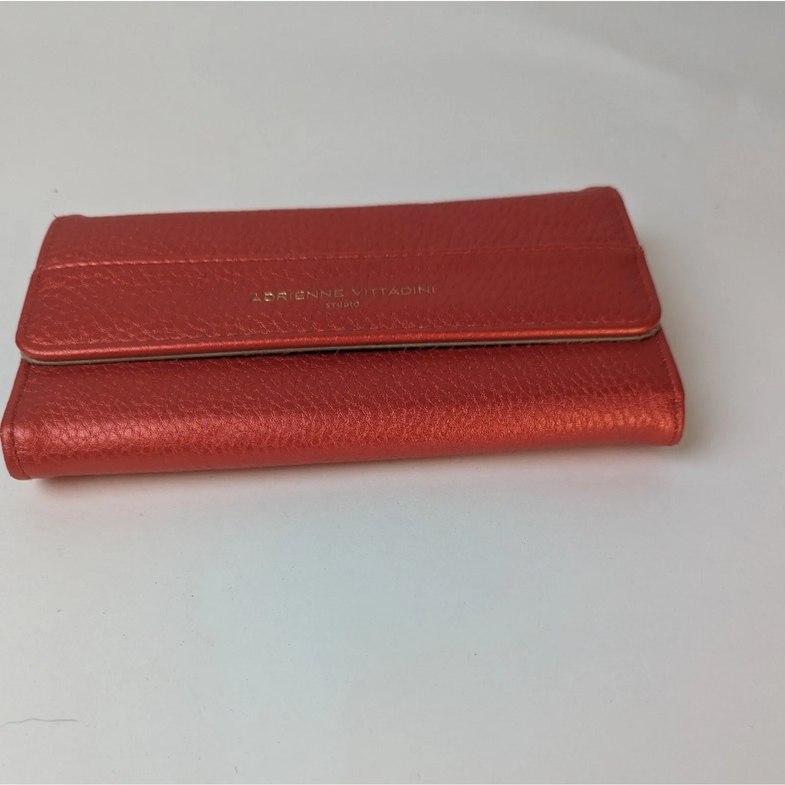 Adrienne Vittadini Pebbled Leather Wallet