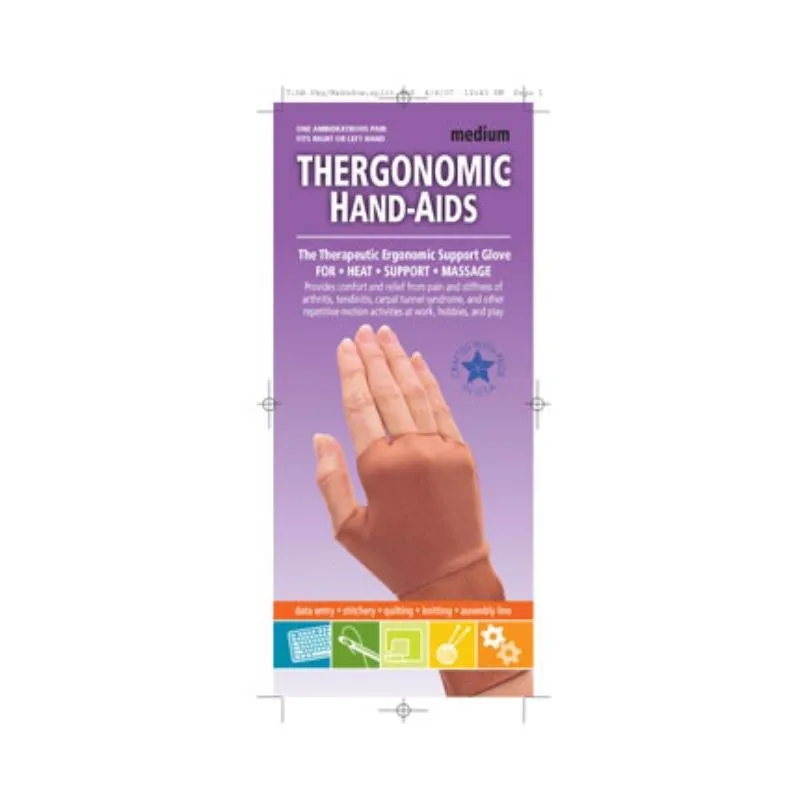 Hand Aid Support Gloves Med