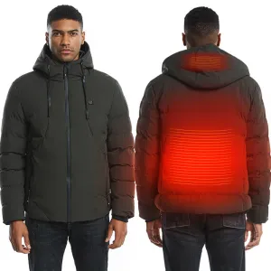 Men Electric Heated Jacket Heating Waistcoat USB Thermal Warm Cloth