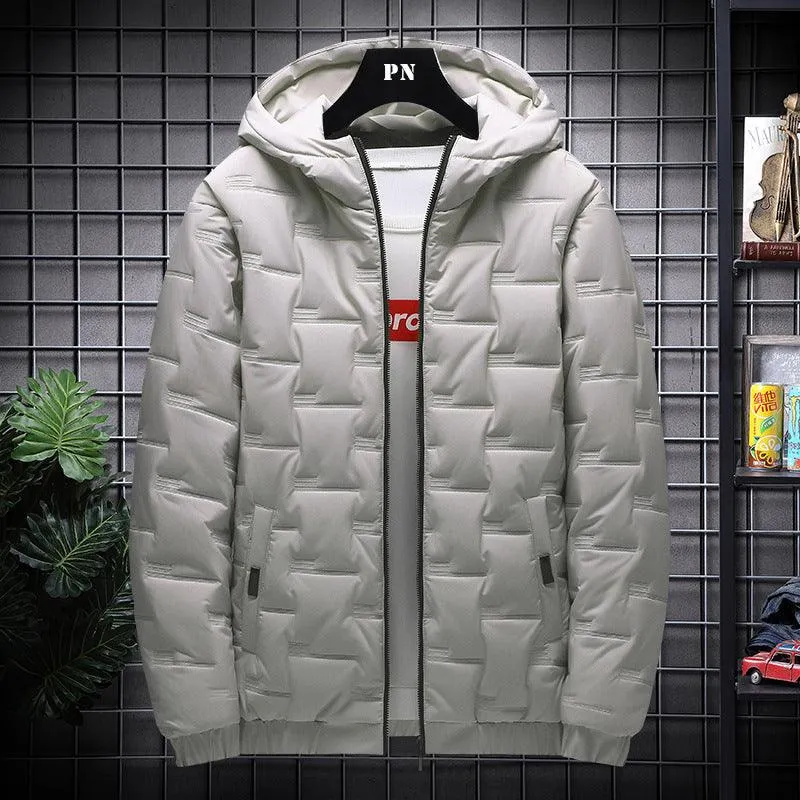 Short Warm Cotton Jacket Men