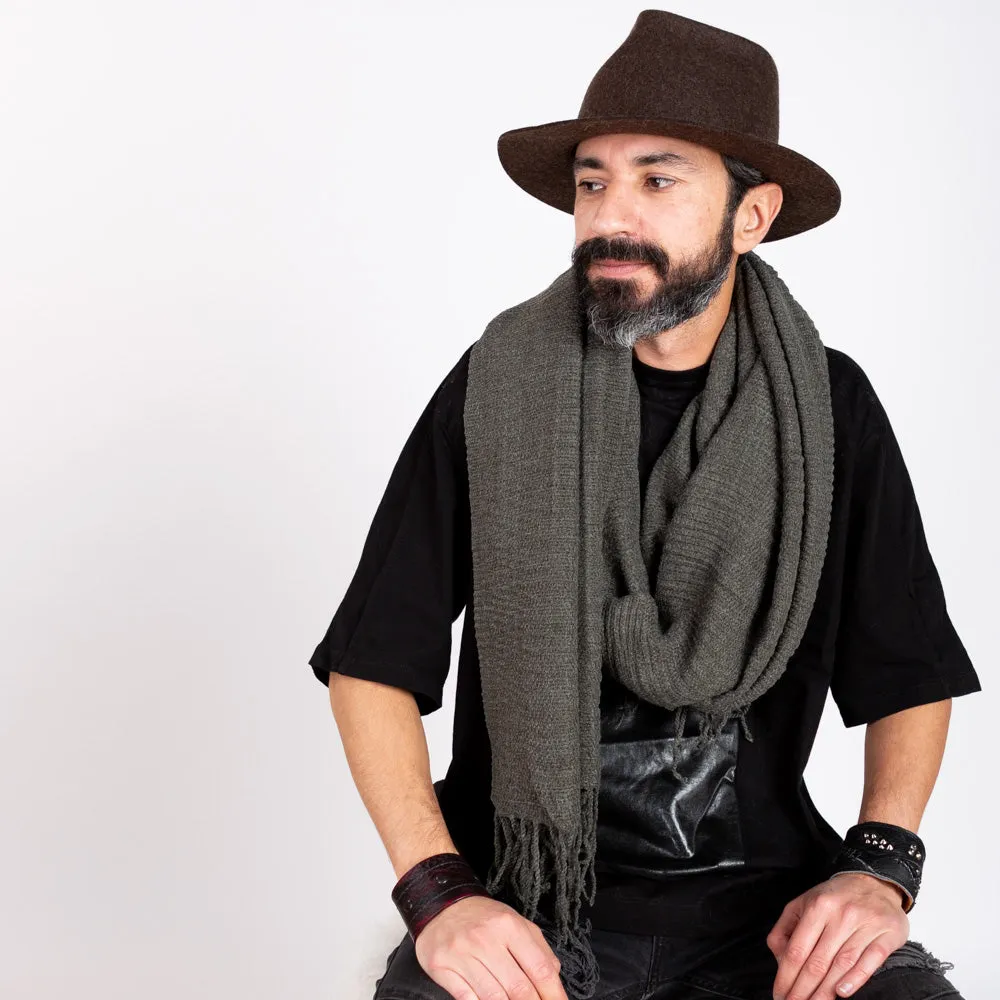 Soft Ridge Scarf - Olive
