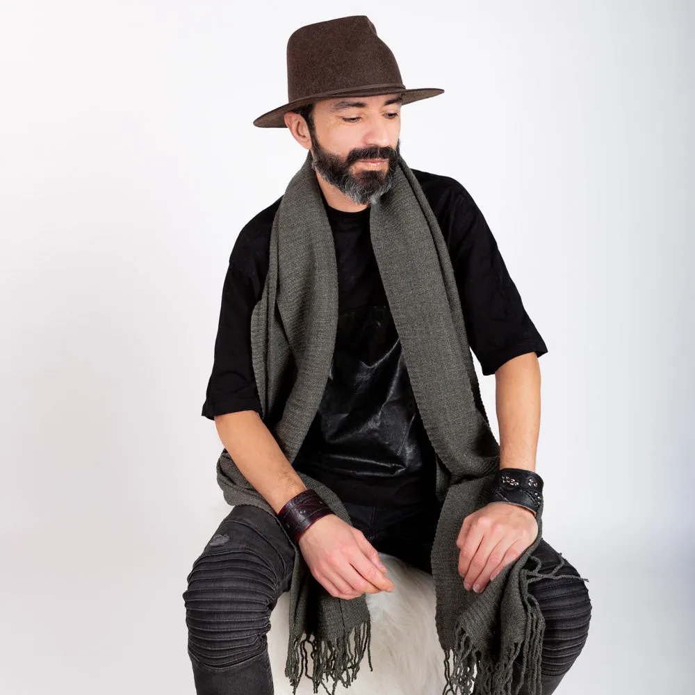 Soft Ridge Scarf - Olive