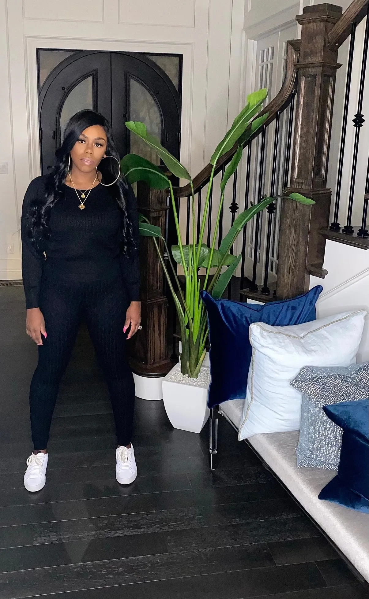 The Good Life Sweater Set (Black)