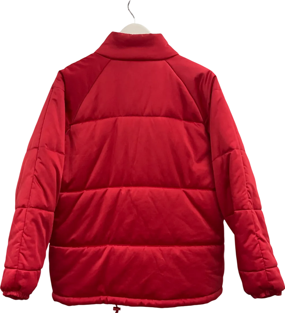 Topshop Red Puffer Bomber Jacket UK 12